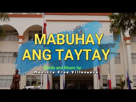 tagaytay hymn|Mabuhay ang Taytay .